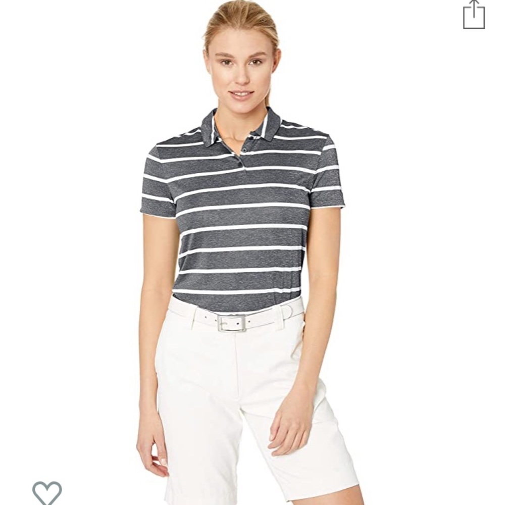 NWT Women’s Nike Dri-Fit Striped Polo Size XS